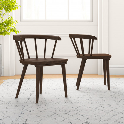Ashcroft - Kingsley Dining Chair (Set Of 2) in Brown