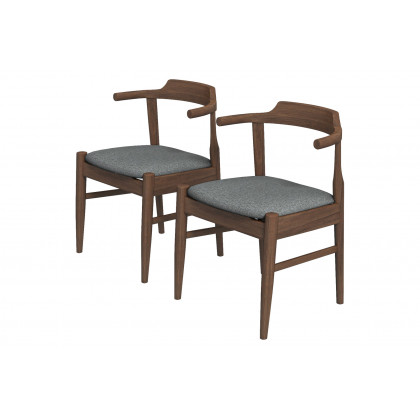 Ashcroft Daisy Dining Chair (Set Of 2) - Gray