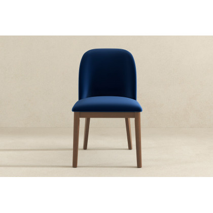 Ashcroft Kaitlyn Velvet Dining Chair (Set Of 2) - Navy Blue