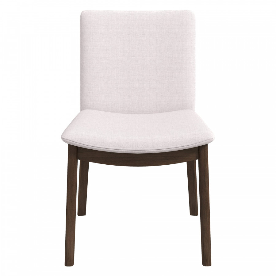 Ashcroft Laura Linen Upholstered Solid Wood Dining Chair (Set Of 2) - Beige