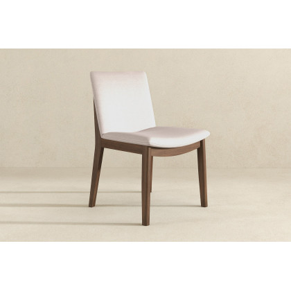 Ashcroft Laura Linen Upholstered Solid Wood Dining Chair (Set Of 2) - Beige