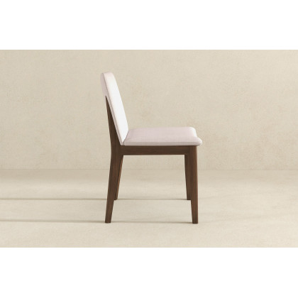 Ashcroft Laura Linen Upholstered Solid Wood Dining Chair (Set Of 2) - Beige