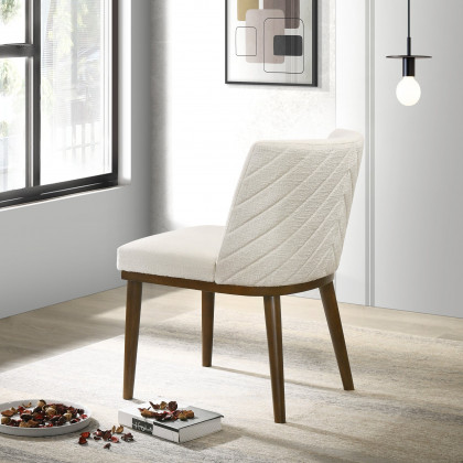 Ashcroft Daley Fabric Dining Chair (Set Of 2) – White
