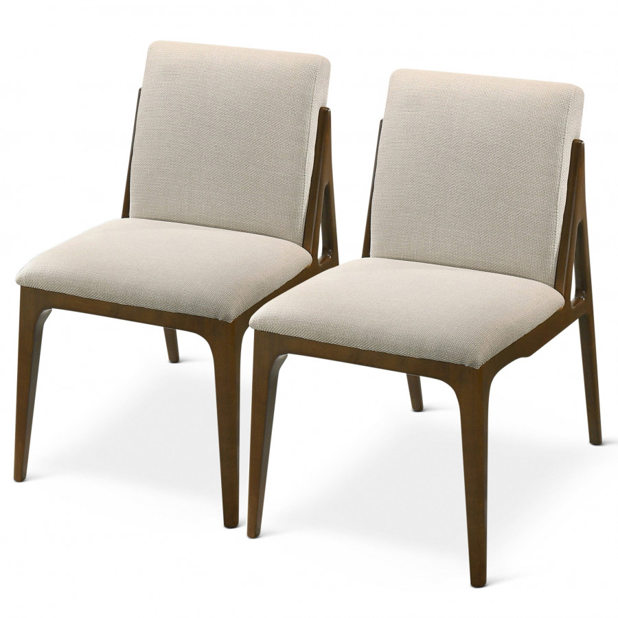 Ashcroft Grivelle Dining Chair (Set Of 2) - Cream Fabric