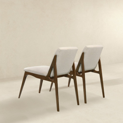 Ashcroft Grivelle Dining Chair (Set Of 2) - Cream Fabric