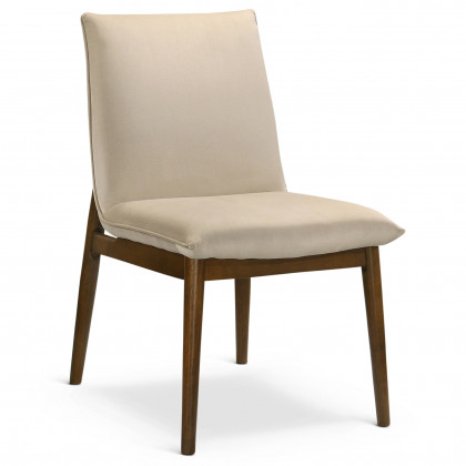 Ashcroft Monza Velvet Dining Chair (Set Of 2) - Beige