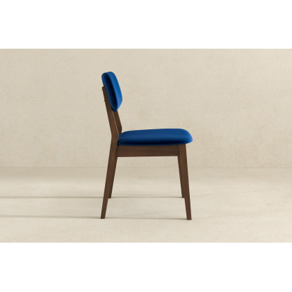 Ashcroft Velvet Solid Back Side Chair (Set Of 2) - Blue
