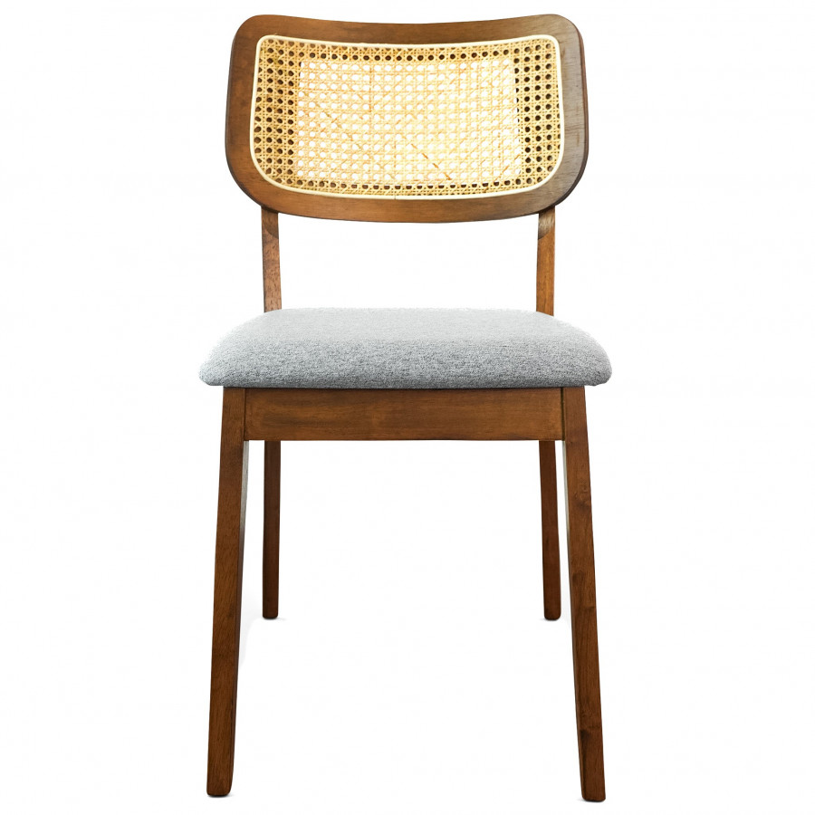 Ashcroft Kaden Dining Chair (Set Of 2) - Dark Gray Linen