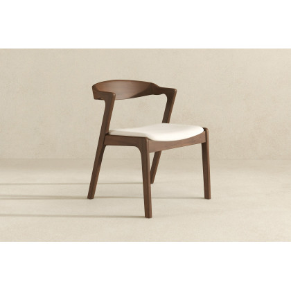 Ashcroft Dakota Velvet Upholstered Solid Wood Dining Chair (Set Of 2) - Cream