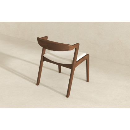 Ashcroft Dakota Velvet Upholstered Solid Wood Dining Chair (Set Of 2) - Cream