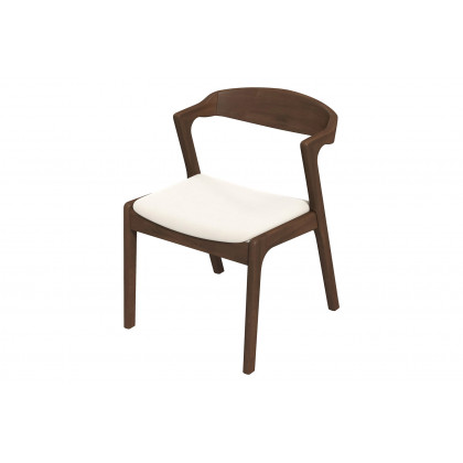 Ashcroft Dakota Velvet Upholstered Solid Wood Dining Chair (Set Of 2) - Cream
