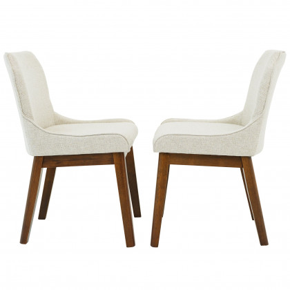 Ashcroft - Ellis Dining Chair Set of 2 in Beige Linen