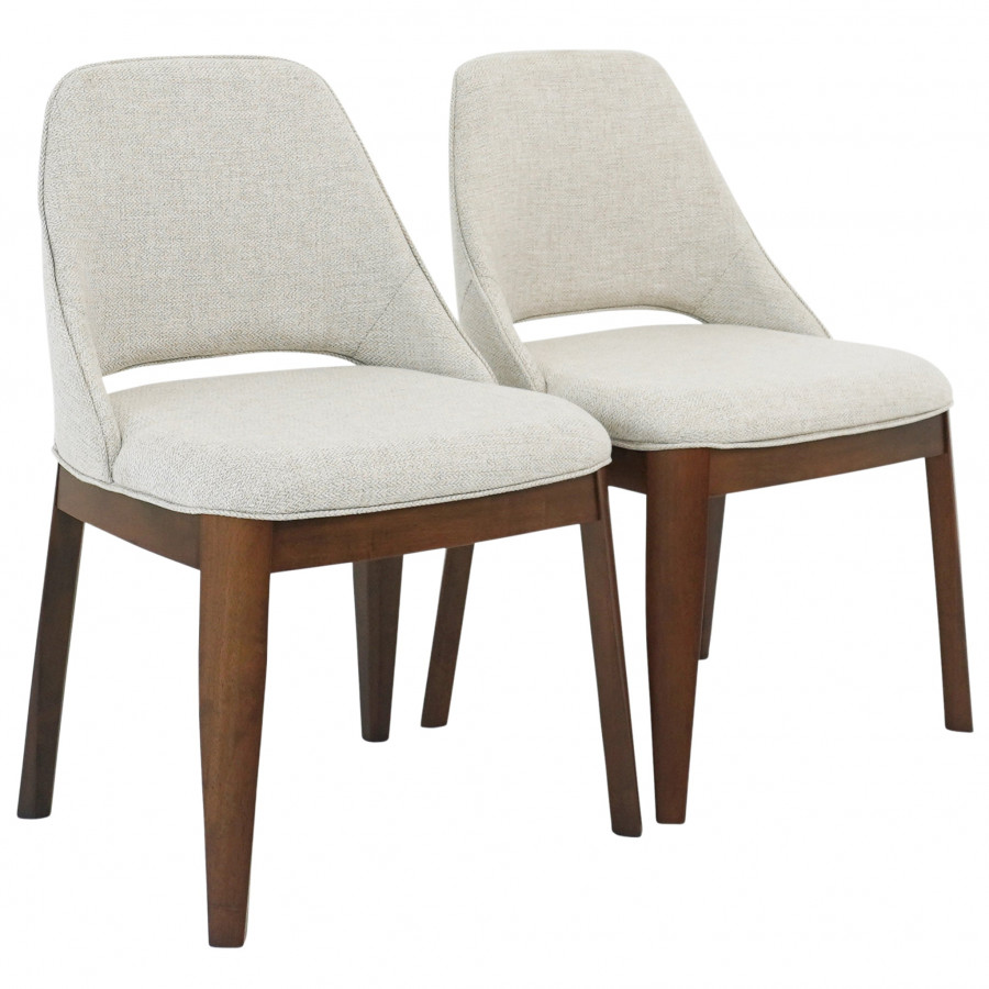 Ashcroft - Weston Dining Chair Set of 2 - Beige Linen