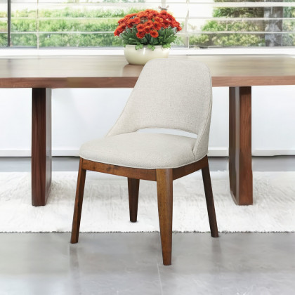 Ashcroft - Weston Dining Chair Set of 2 - Beige Linen