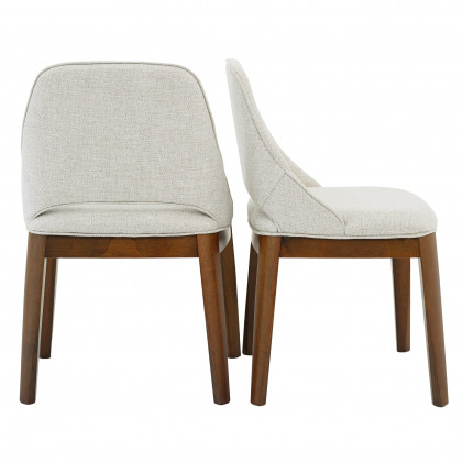 Ashcroft - Weston Dining Chair Set of 2 - Beige Linen