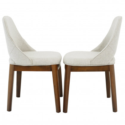 Ashcroft - Weston Dining Chair Set of 2 - Beige Linen