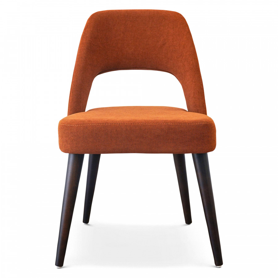 Ashcroft Juliana Mid-Century Modern Fabric Dining Chair (Set Of 2) - Burnt Orange