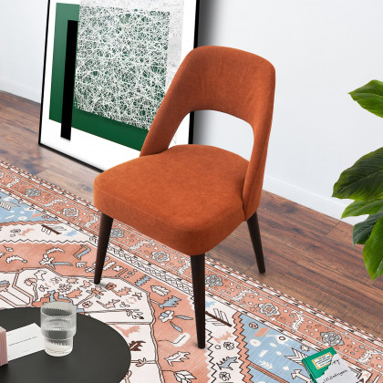 Ashcroft - Juliana Mid-Century Modern Fabric Dining Chair (Set Of 2)
