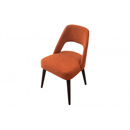 Ashcroft Juliana Mid-Century Modern Fabric Dining Chair (Set Of 2) - Burnt Orange