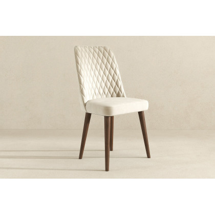 Ashcroft Katie Velvet Dining Chair (Set Of 2) - Beige