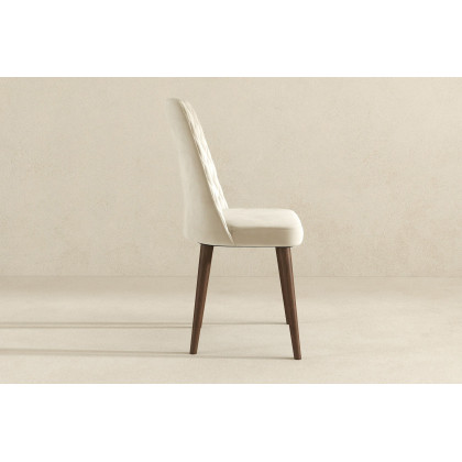 Ashcroft Katie Velvet Dining Chair (Set Of 2) - Beige