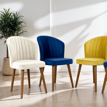 Ashcroft Parsons Dining Chair (Set of 2) - Gold Velvet