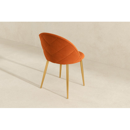 Ashcroft Marion Mid-Century Modern Dining Chair (Set Of 2) - Orange