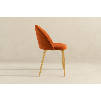 Ashcroft Marion Mid-Century Modern Dining Chair (Set Of 2) - Orange