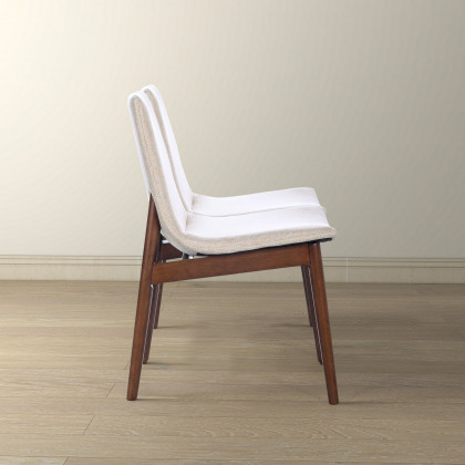 Ashcroft - Ravel Beige Fabric Dining Chair Set of 2