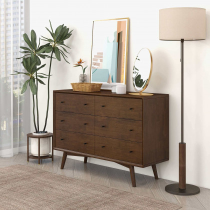 Ashcroft - Mid-Century Modern Dresser with 6 Drawer