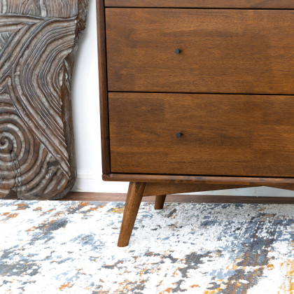 Ashcroft - Caroline Mid Century Modern Solid Wood Dresser 3-Drawer
