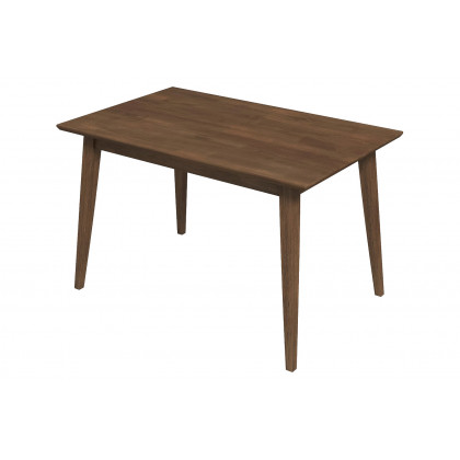 Ashcroft Levi Modern Style Solid Wood Rectangular Dining Kitchen Table - Walnut, 47"