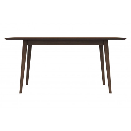Ashcroft Levi Modern Style Solid Wood Rectangular Dining Kitchen Table - White, 47"