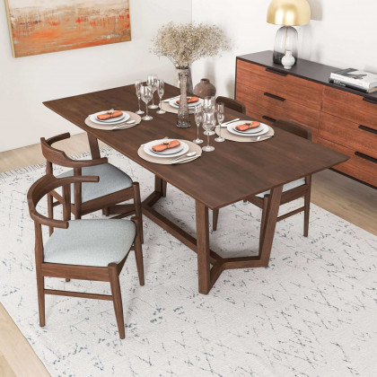 Ashcroft - Marina Solid Wood Dining Table in Brown