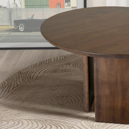 Ashcroft – Alden Round Walnut Dining Table