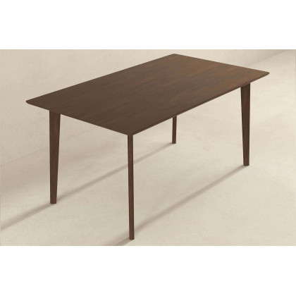 Ashcroft 63" Carlos Solid Wood Dining Table - Brown