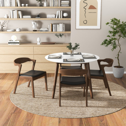 Ashcroft Alina Dining Table - White