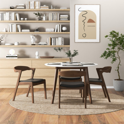 Ashcroft Alina Dining Table - White