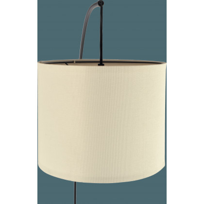 Ashcroft - Royal 3-Arm Metal Arc Floor Lamp, Oil Rubbed Bonze with Linen Shade, 4 way Rotary Switch