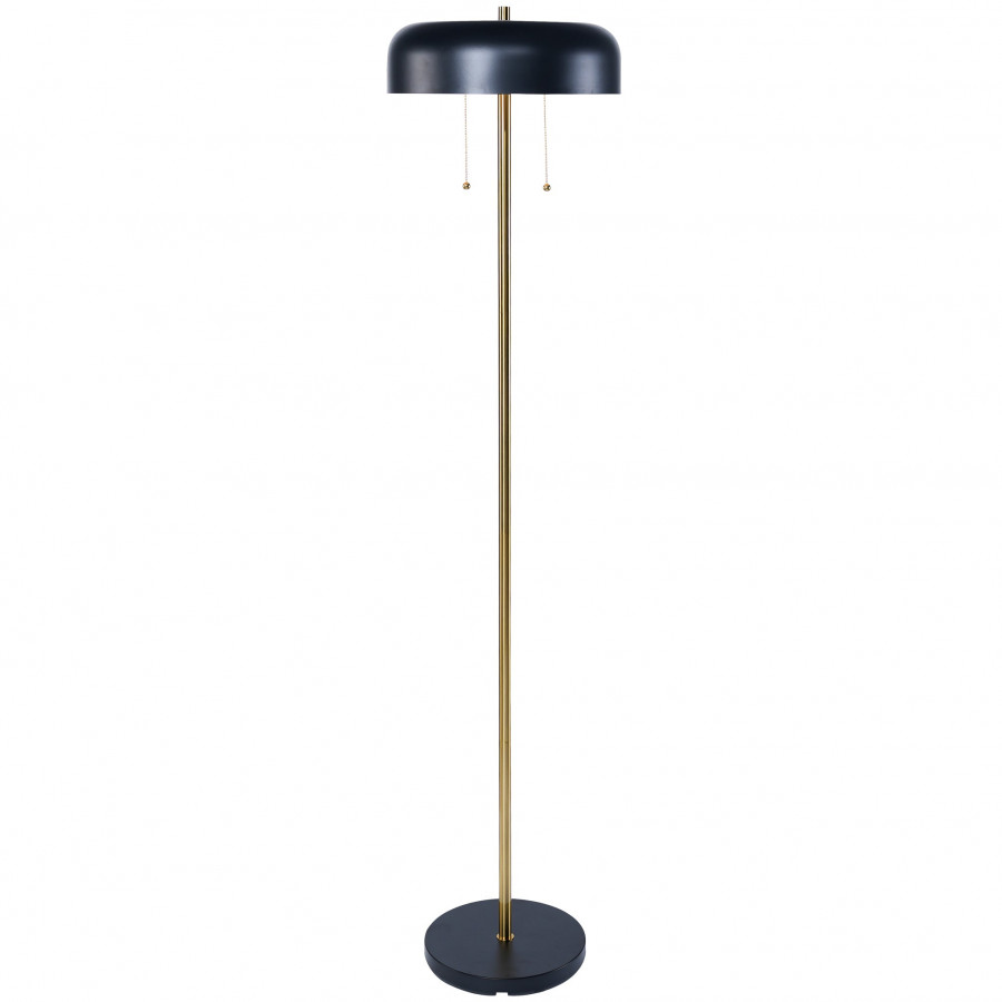 Ashcroft - Vesper Floor lamp with Black outer and White inner