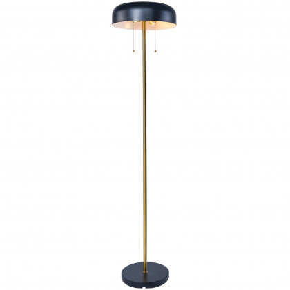 Ashcroft - Vesper Floor lamp with Black outer and White inner