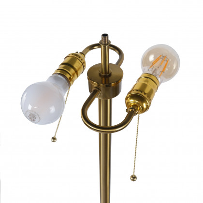 Ashcroft - Vesper Floor lamp with Black outer and White inner