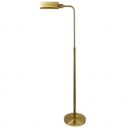 Ashcroft - Elara Floor Lamp Gold outer and White inner