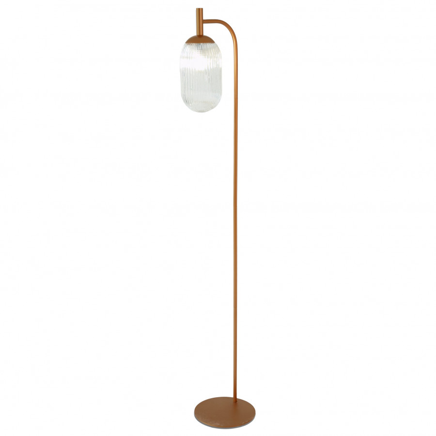 Ashcroft - Vela Floor Lamp Bronze and Clear