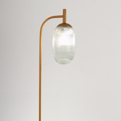 Ashcroft - Vela Floor Lamp Bronze and Clear