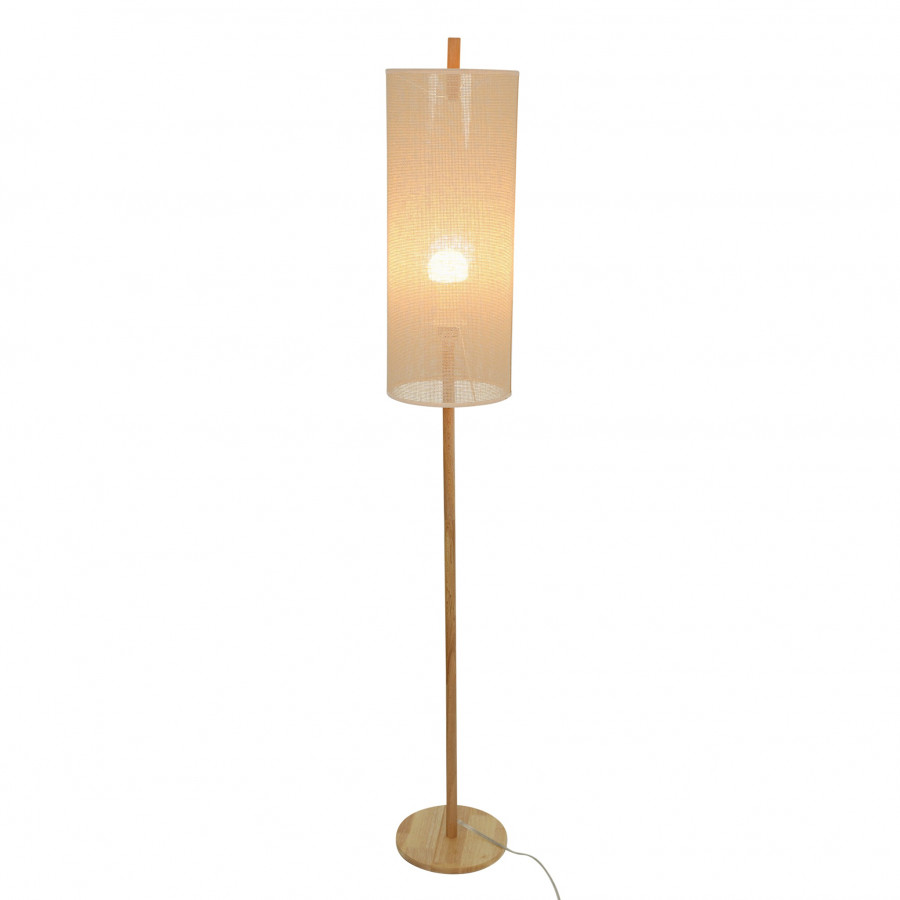 Ashcroft - Vialux Floor Lamp - Oak and Natural