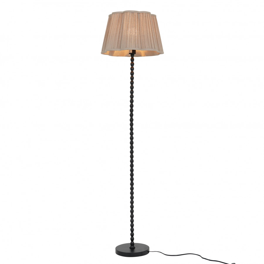 Ashcroft - Stello Floor Lamp Natural and Black