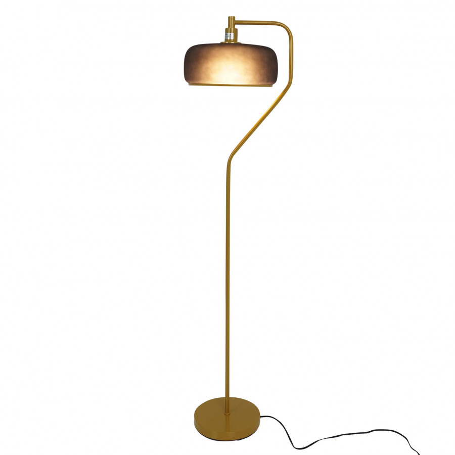 Ashcroft - Astris Floor Lamp Black Sprayed and Gold