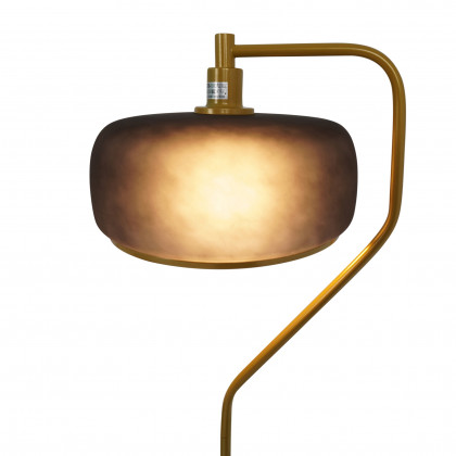 Ashcroft - Astris Floor Lamp Black Sprayed and Gold