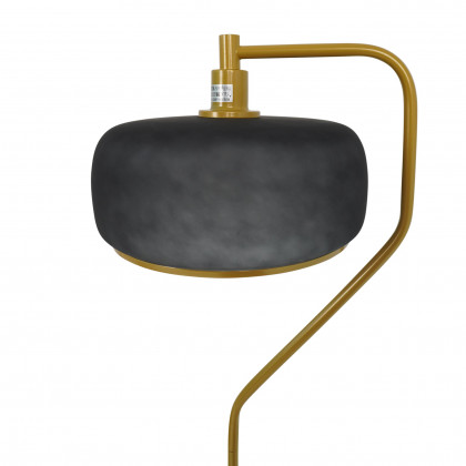 Ashcroft - Astris Floor Lamp Black Sprayed and Gold